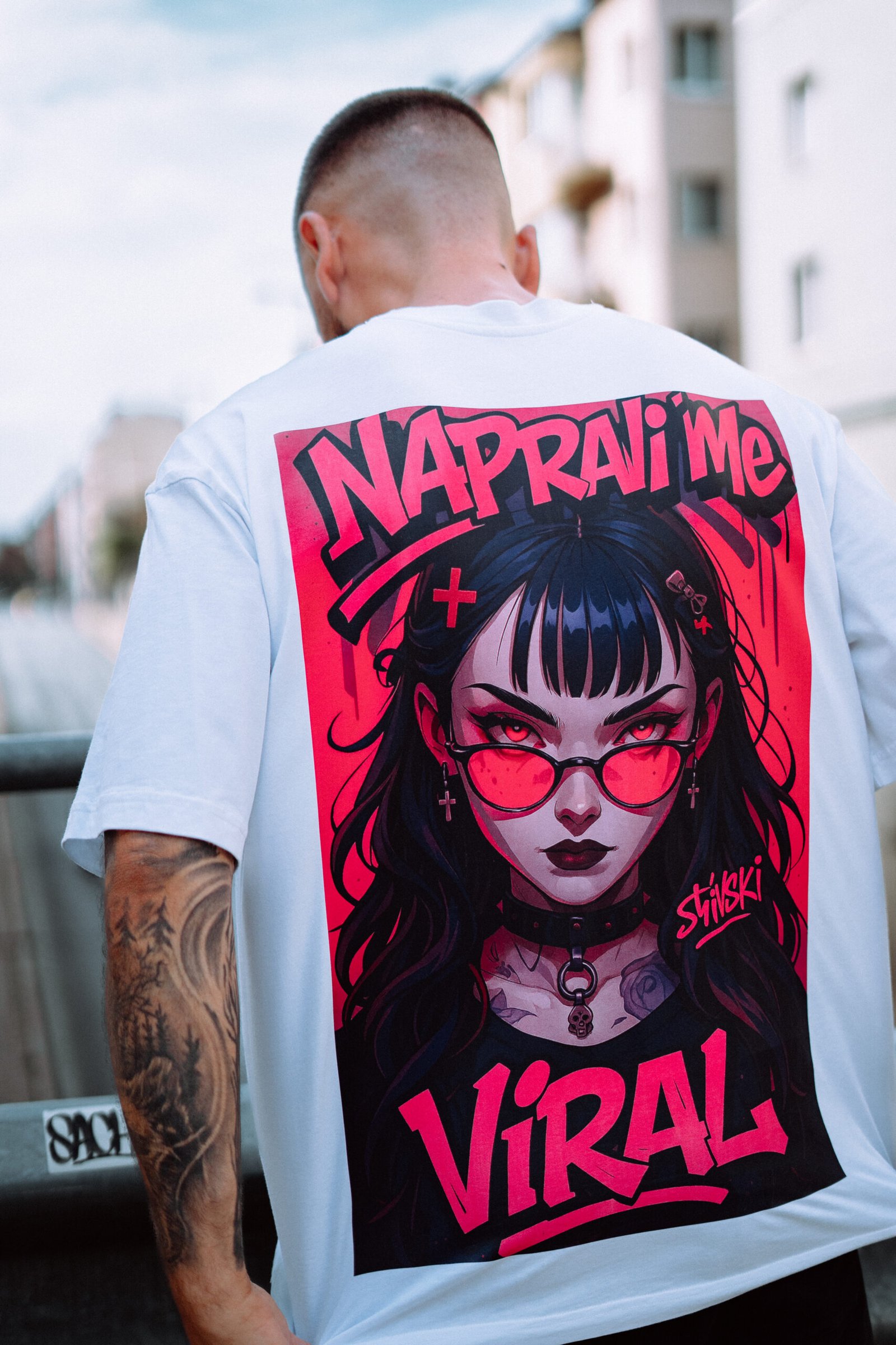 OverSize Тениска "Napravi Me Viral" #2 - Image 3