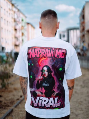 OverSize Тениска "Napravi Me Viral" #3