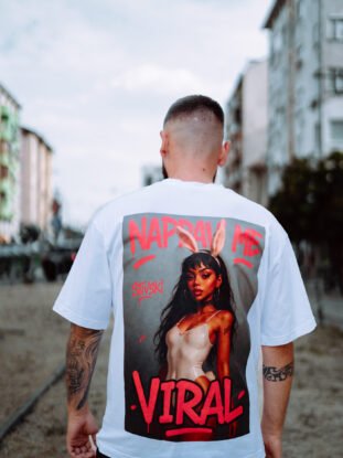 OverSize Тениска "Napravi Me Viral" #4