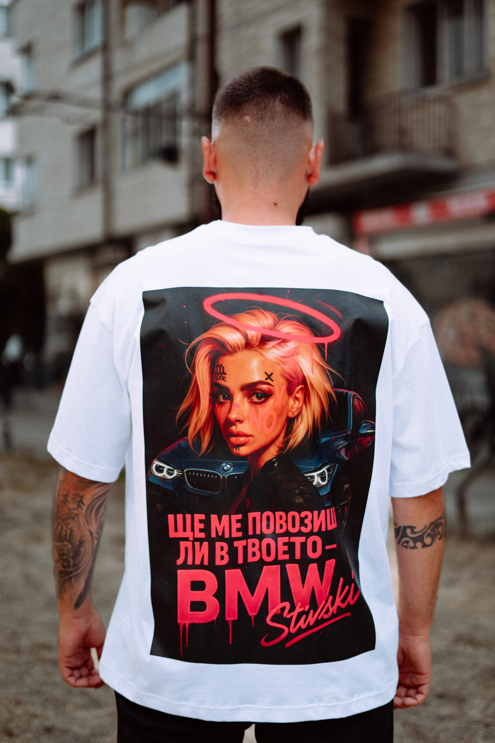 OverSize Автомобилна Тениска #10