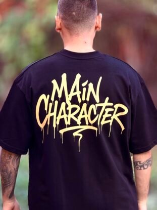 Heavy Oversize Тениска "Main Character" #1